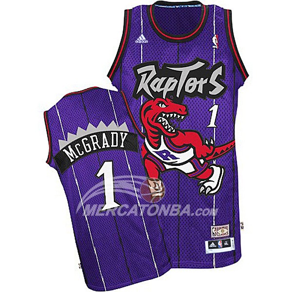 Maglia NBA Autentico Toronto Raptors McGrady Violeta